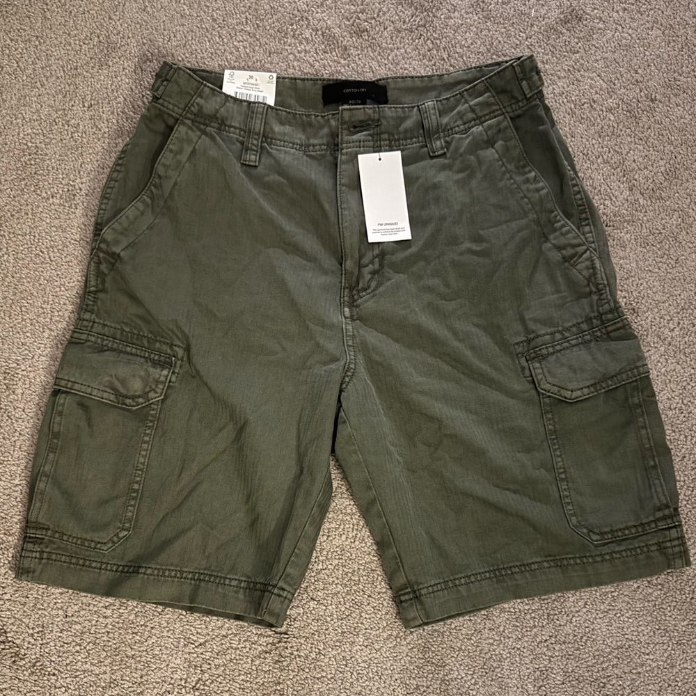 Cotton On Men's Khaki Cargo Pants